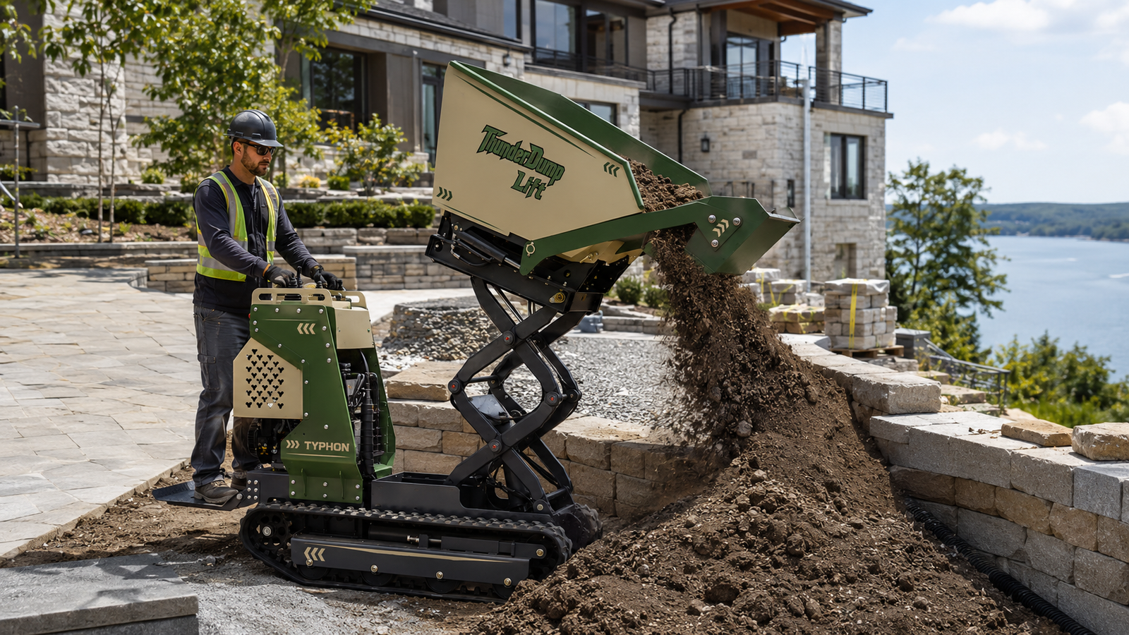 Landscaping site